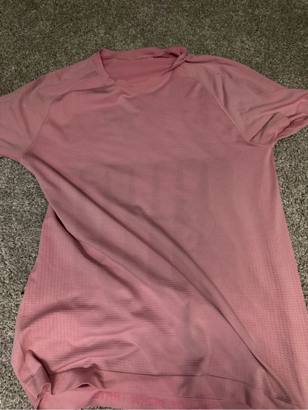 Men’s Lululemon Pink metal tech